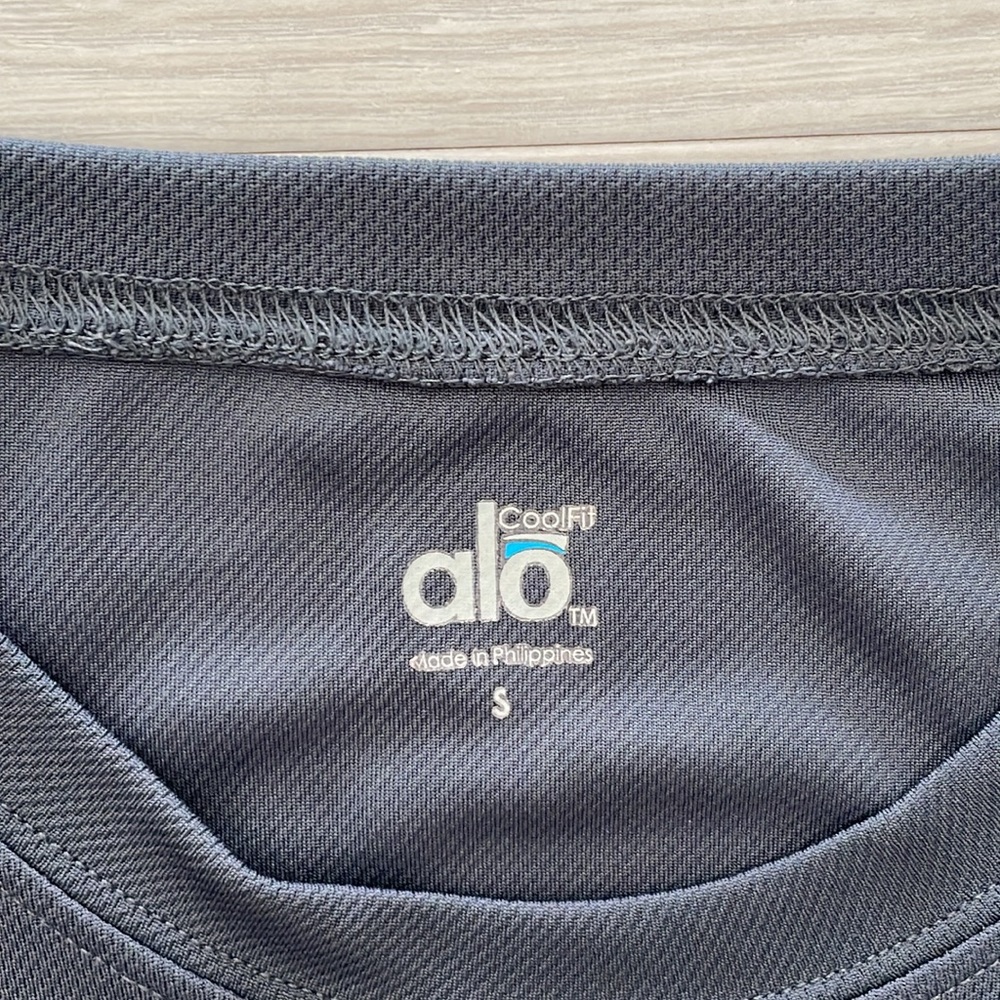 Alo Grey & Orange CoolFit Jersey - Picture 10 of 13